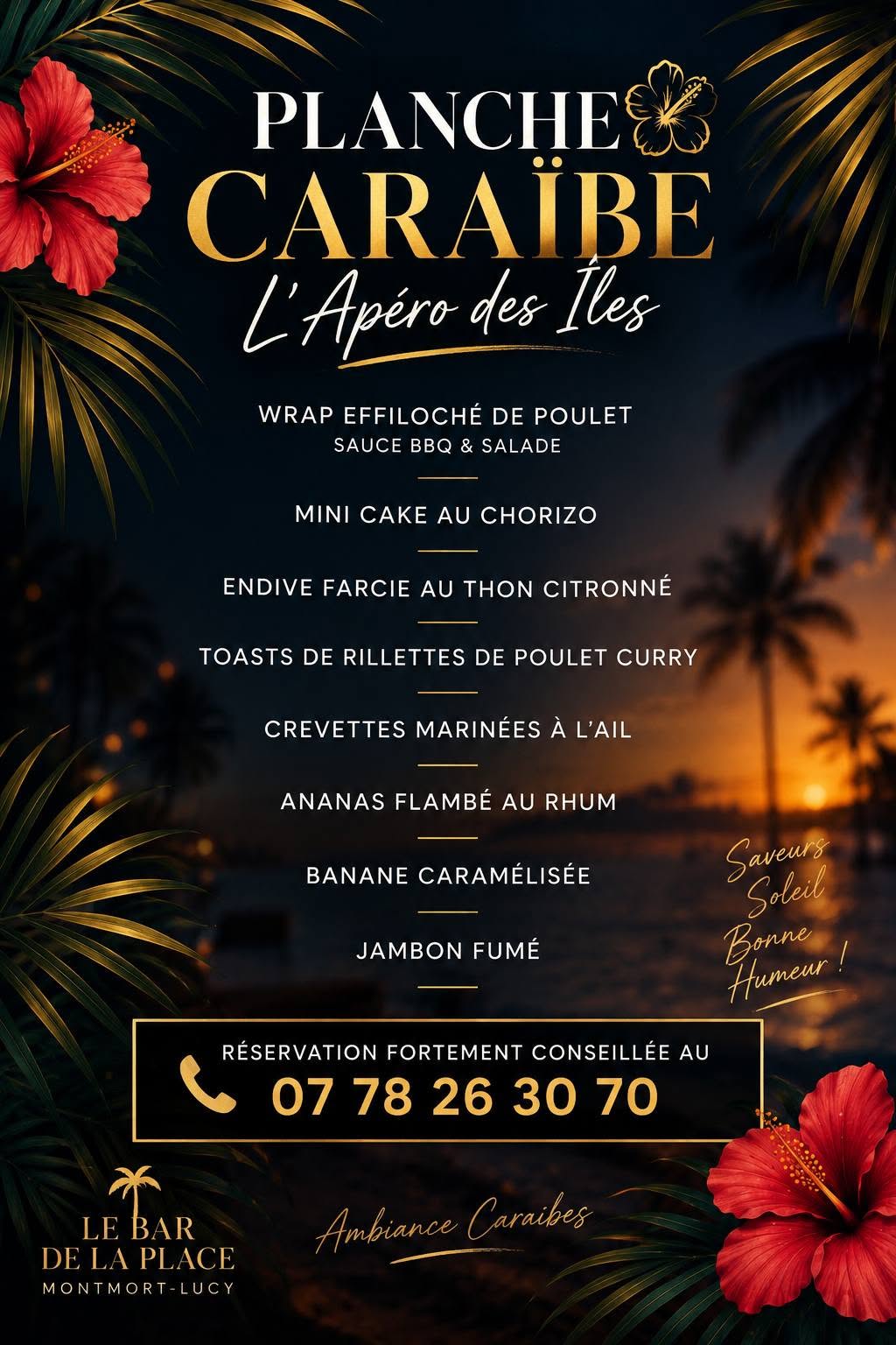 pgm soirée destination Caraïbes