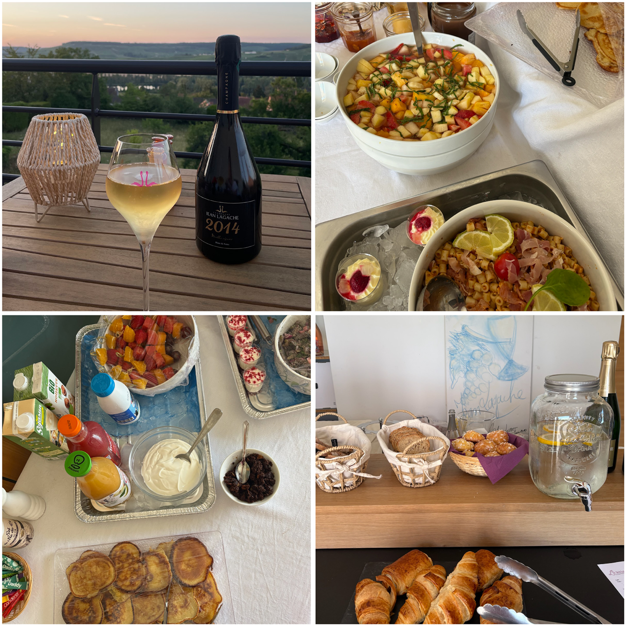 Brunch champêtre Champagne Jean Lagache
