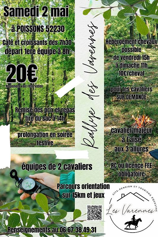 Rallye des Varennes — visuel événement