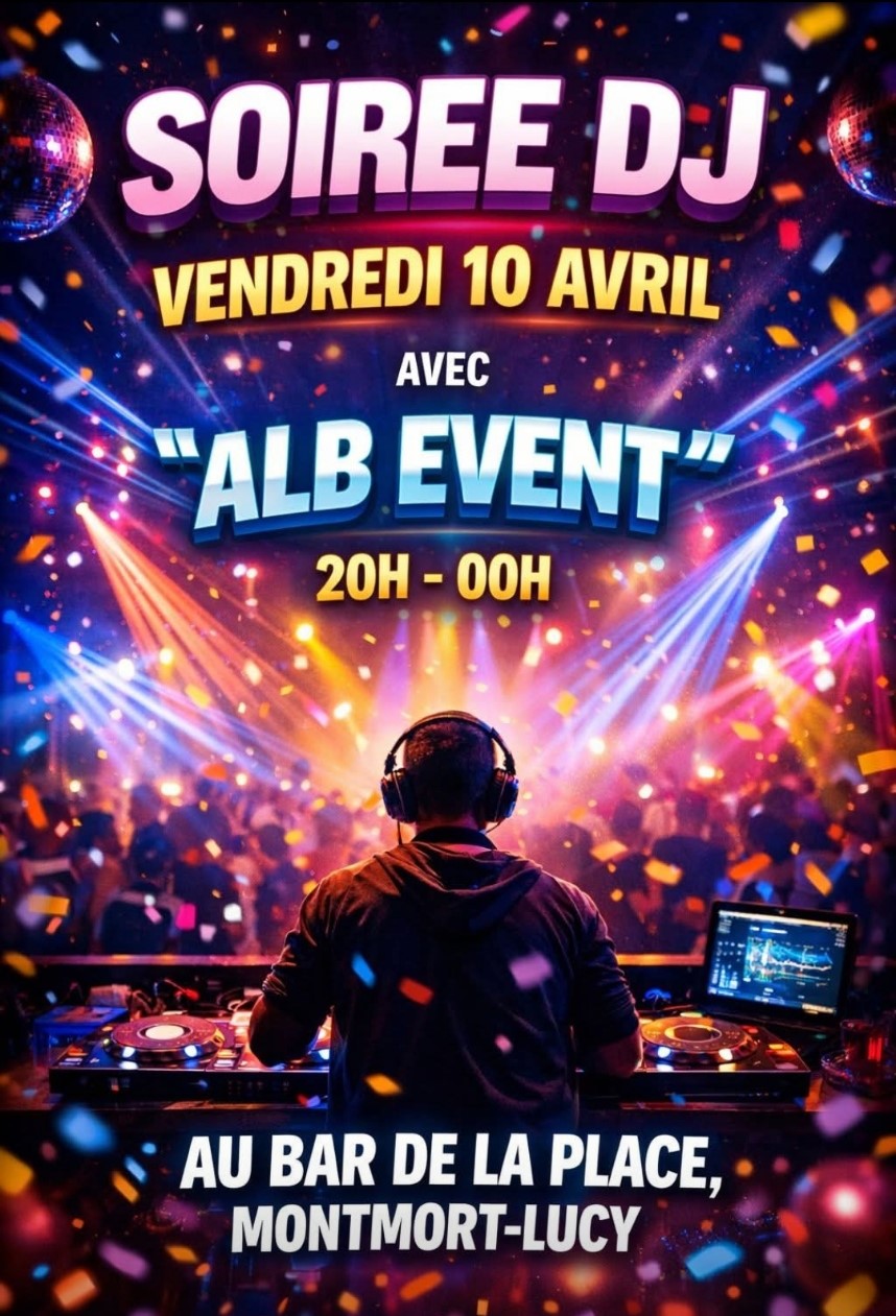 soirée DJ - Montmort-Lucy