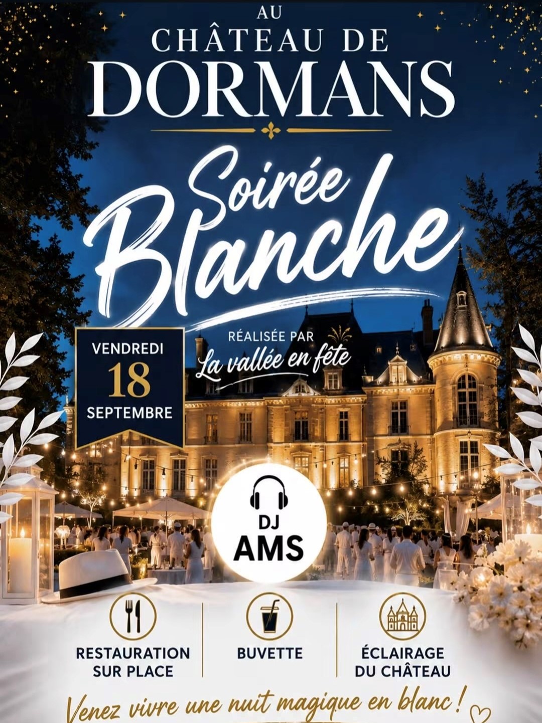 soirée blanche - Dormans