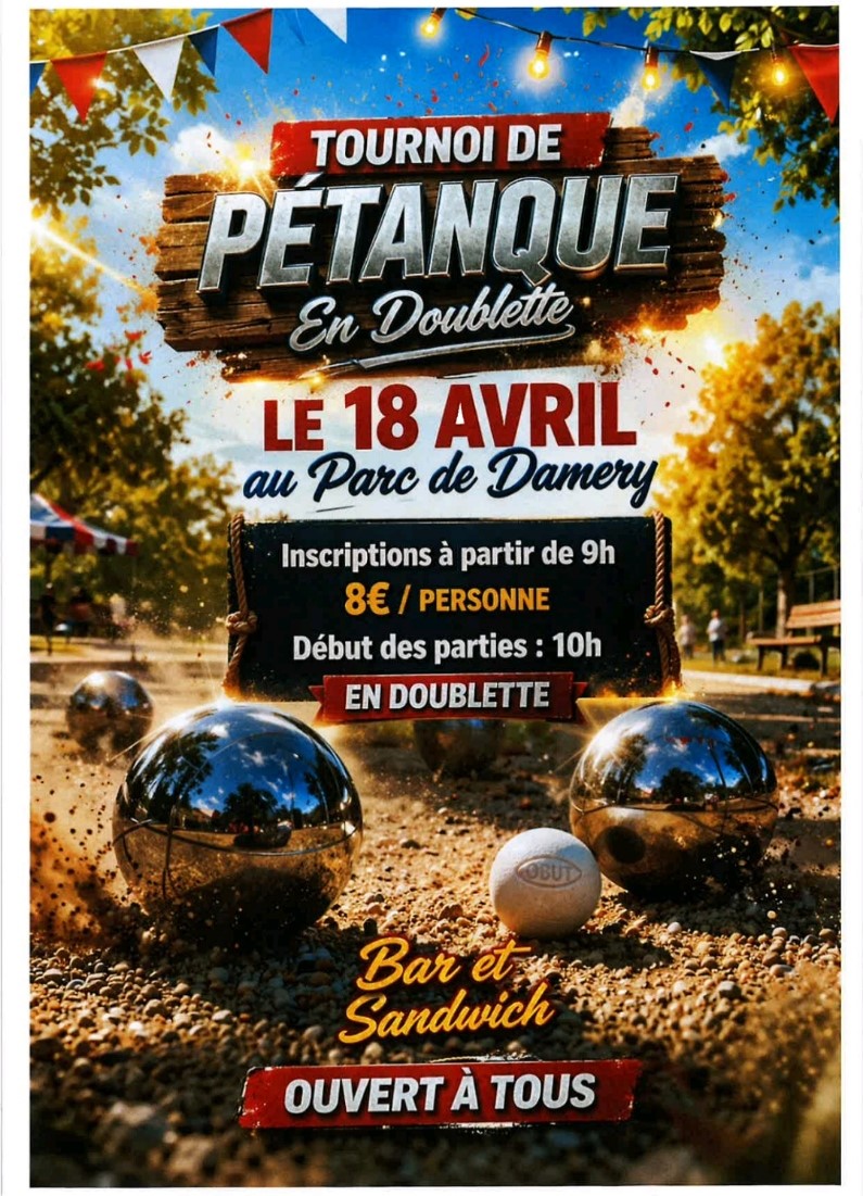 tournoi de pétanques - Damery