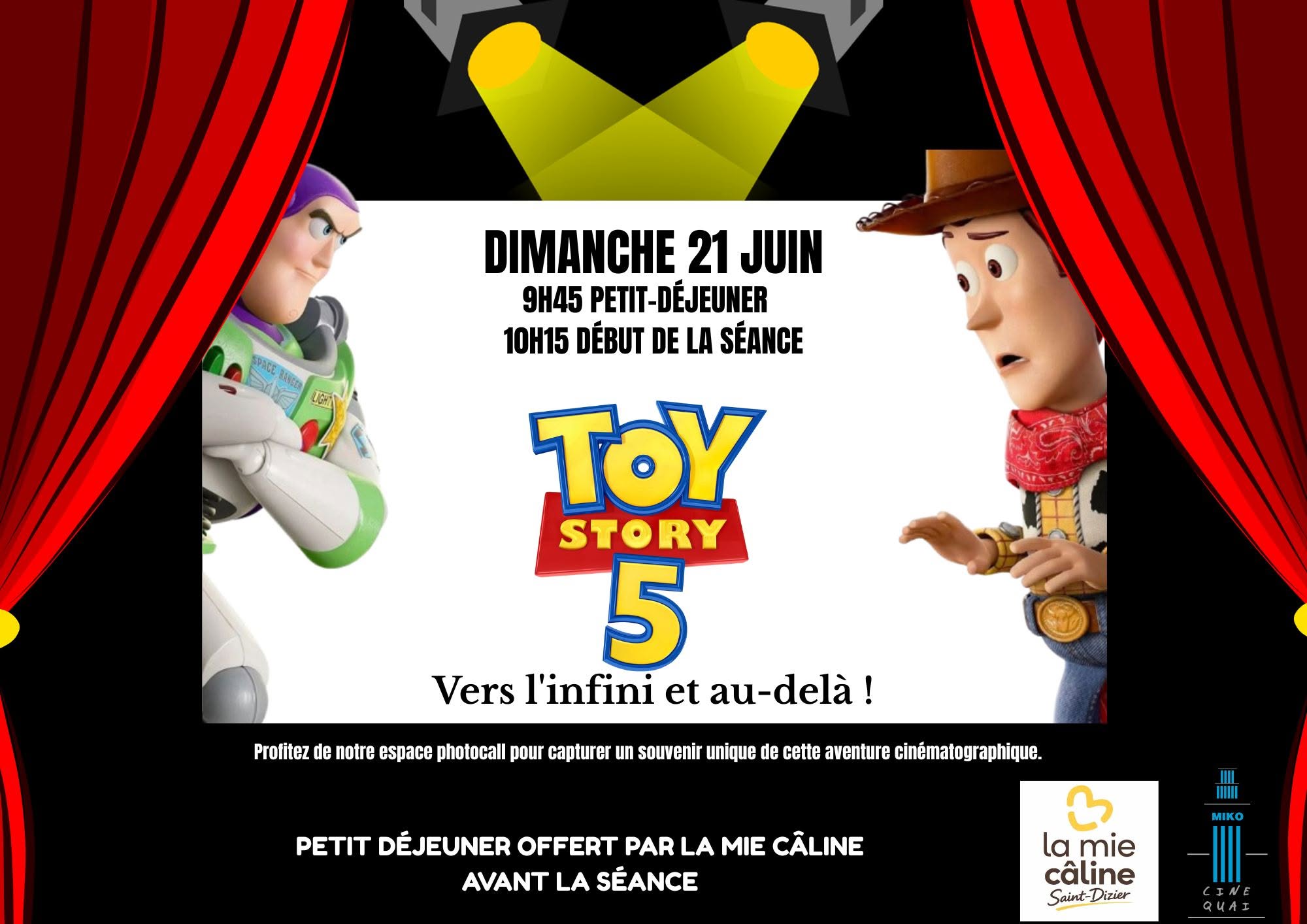 FÊTE DES PAPAS : SÉANCE SPÉCIALE TOY STORY 5 !