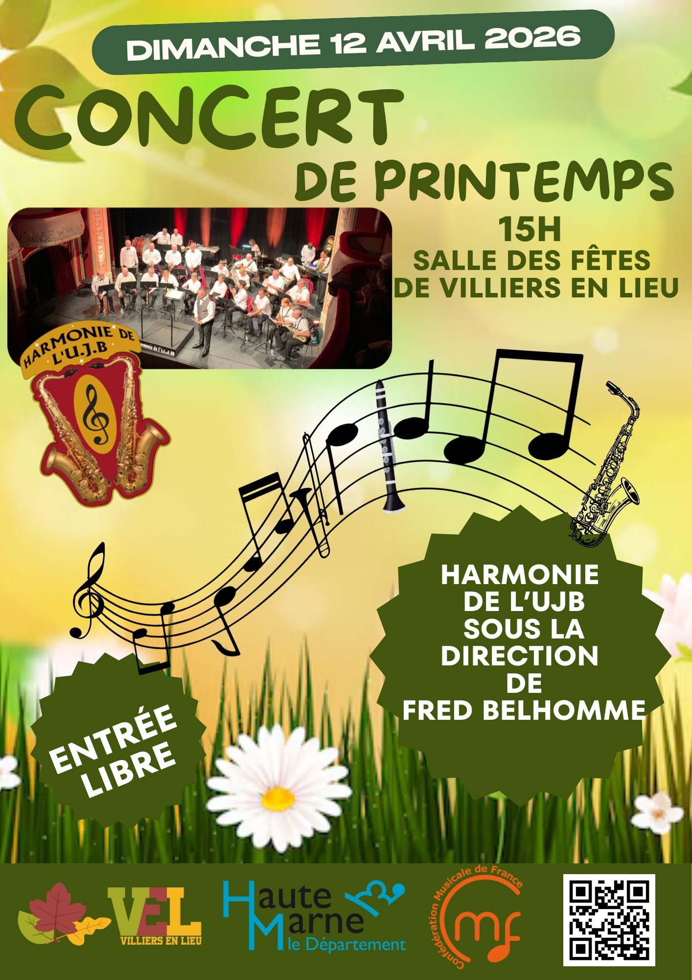Concert de Printemps de l'Harmonie de l'UJB