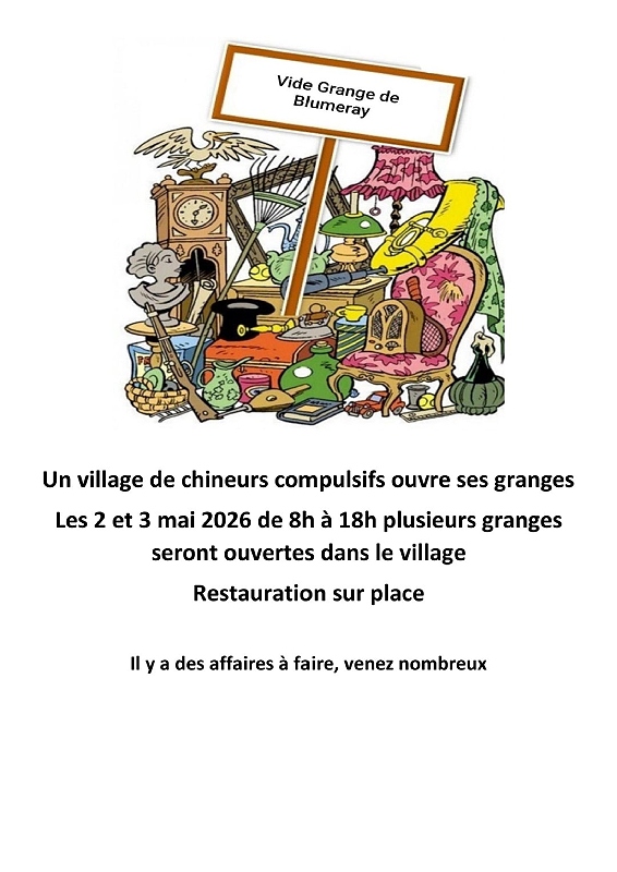 Vide-grange de Blumeray — visuel événement