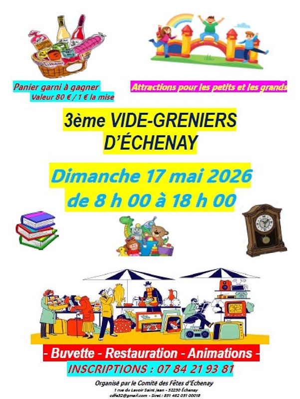 3eme vide-grenier à Echenay — visuel événement