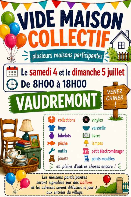Vide maison collectif à Vaudremont