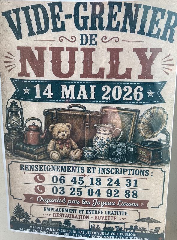 Vide-grenier à Nully