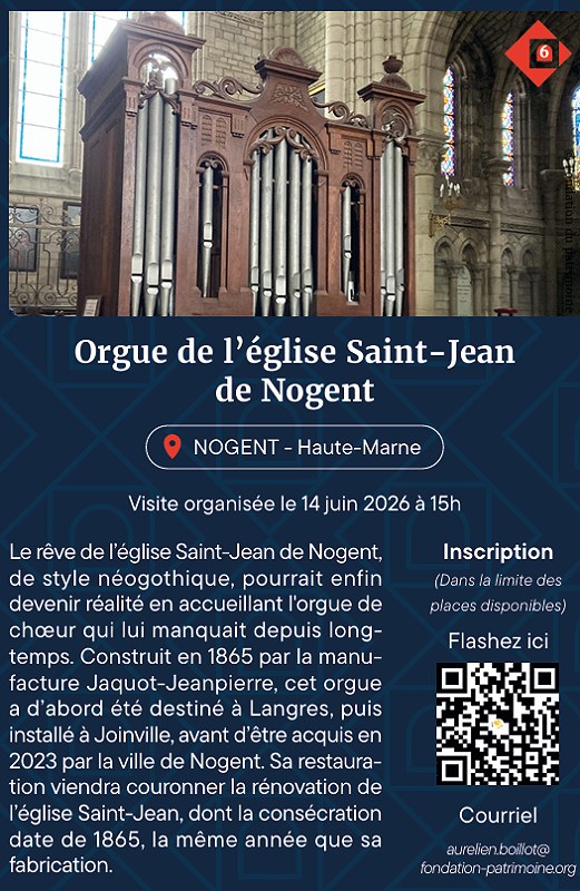 Visite de l'orgue de Nogent