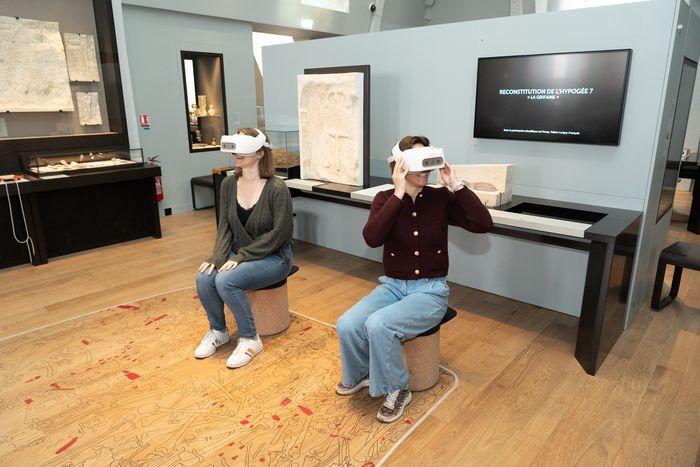 visite virtuelle d'une hypogée - musée du vin de champagne